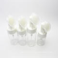 43mm PET 120ml 150ml Plastic Foam Pump clear Bottle With Silicone Brush FB-002Z